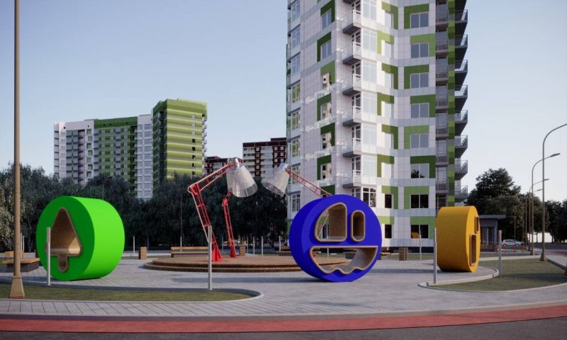 Благоустройство территории в ЖК «Три квартала»